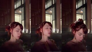 Maimy Nyan Nude Bath Hand Bra Tease P1