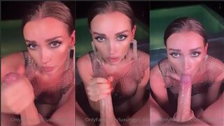 LuxuryGirl Nude Pool Blowjob