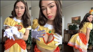 Kailey Mae Srxy Princess Peach Cosplay Tease