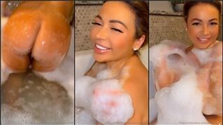 Jenni Neidhart Nude Wet Soapy Bathtub PPV