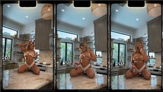 Paige Vanzant Nude Kitchen Boobs Tease
